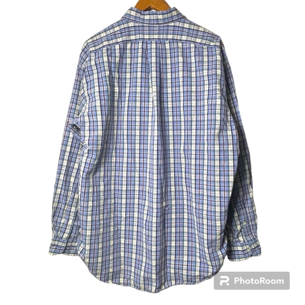 Ralph Lauren Sport Plaid Multi Color Men's Button Down Dress Shirt Size L - Picture 4 of 9
